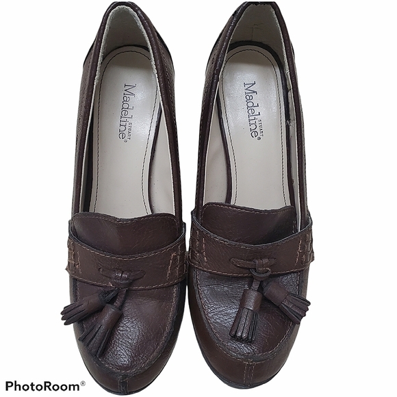 Madeline Stuart Shoes - Madeline Stewart Women's 8.5 Grammar Heels Tassel